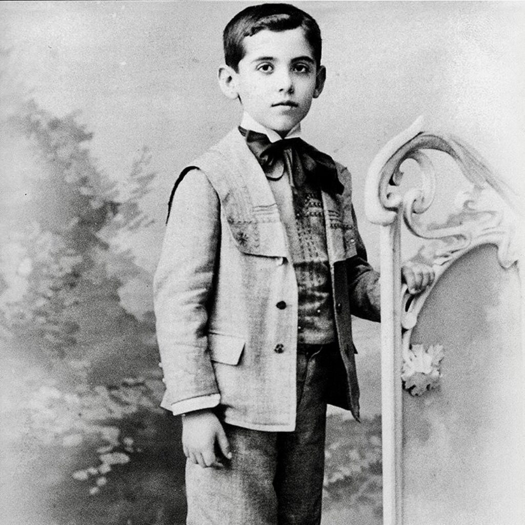 Federico García Lorca as a child